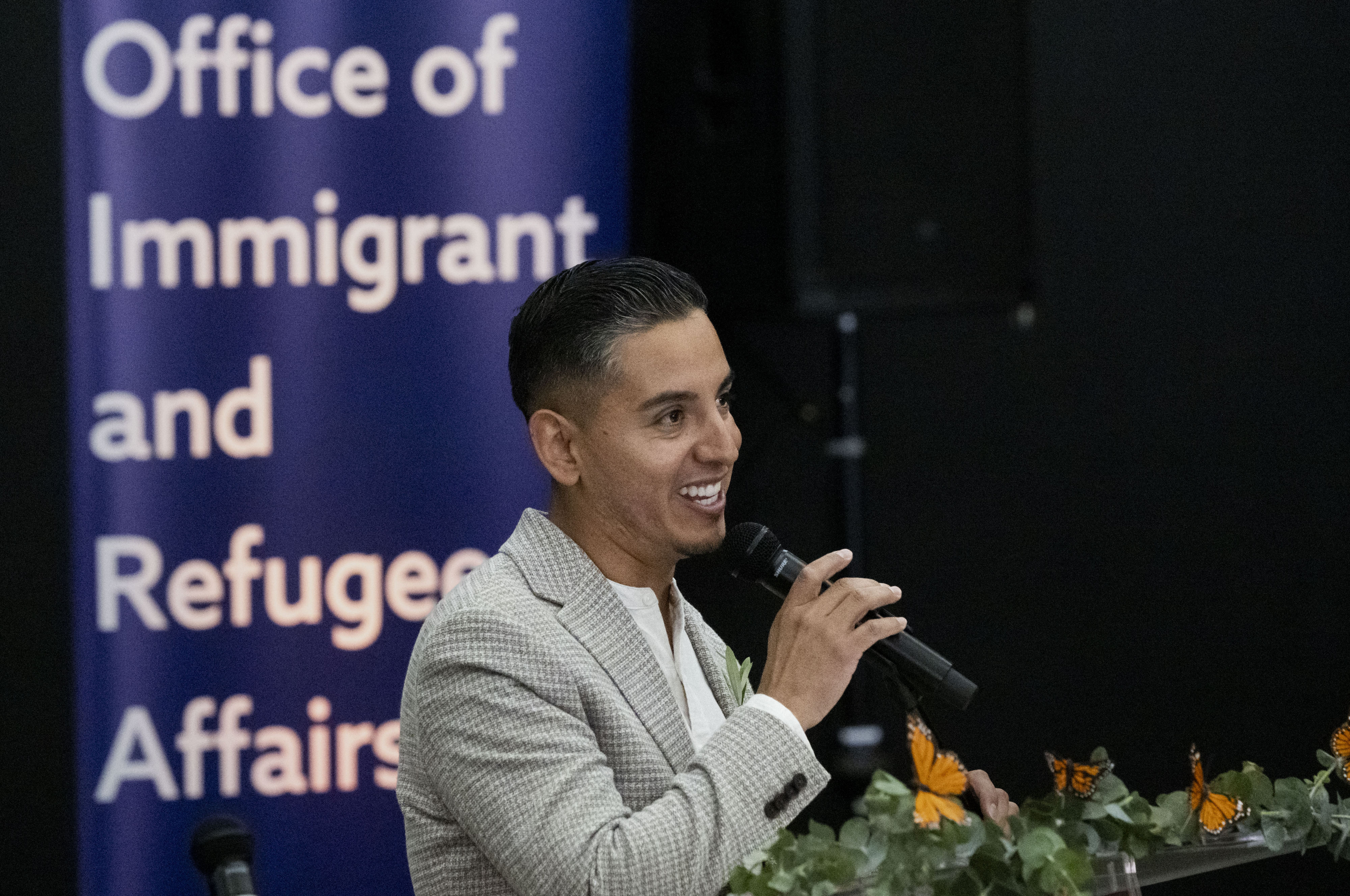 Jose Serrano, director of the Office of Immigrant and Refugee...