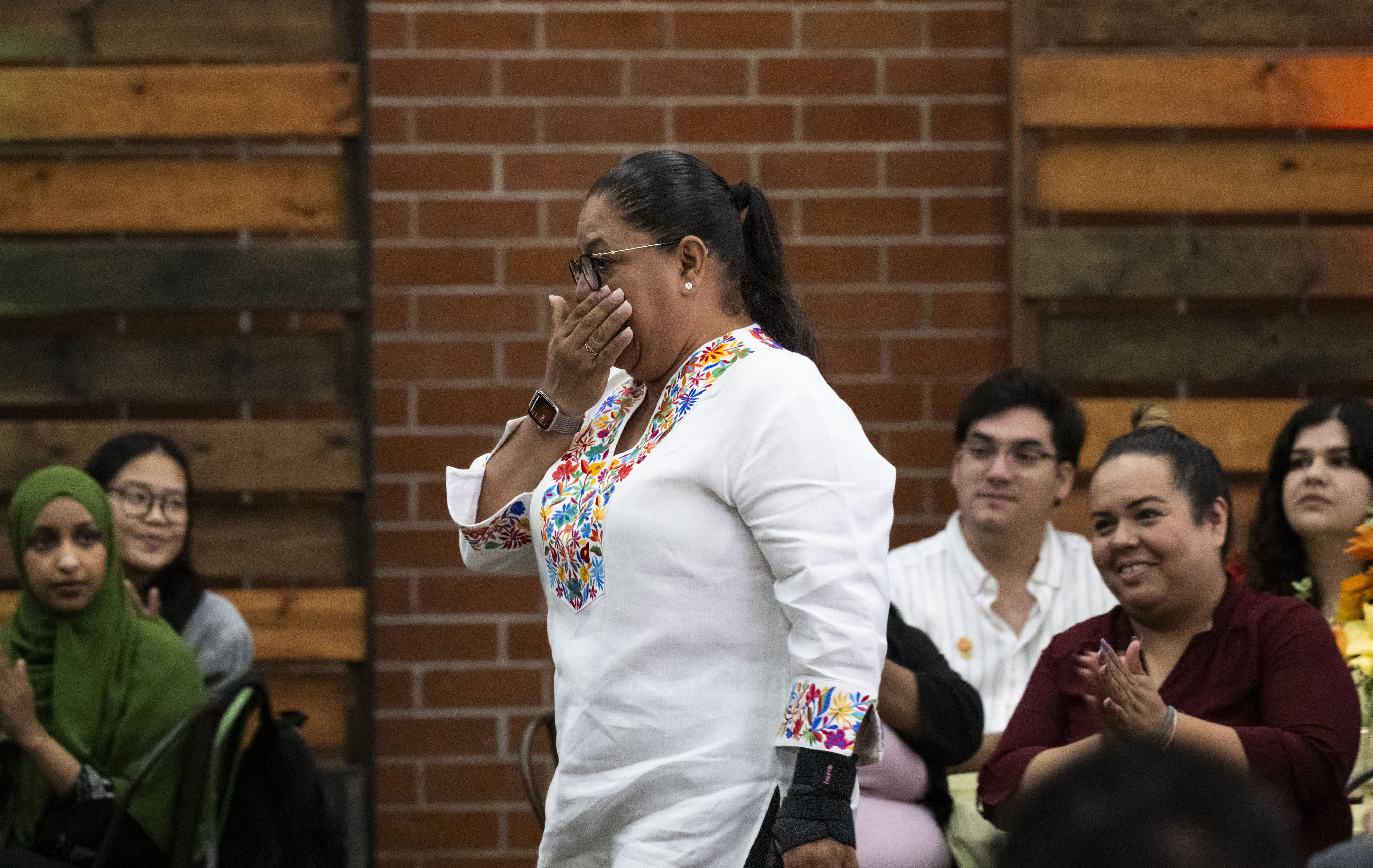 Erika Robles, president and founder of United Across Borders Foundation,...