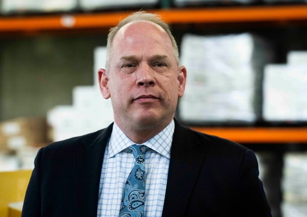 Bob Page, Orange County registrar of voters, speaks to the media during a tour of ballot processing at their offices in Santa Ana, CA on Tuesday, Nov. 1, 2022. (Photo by Paul Bersebach, Orange County Register/SCNG)