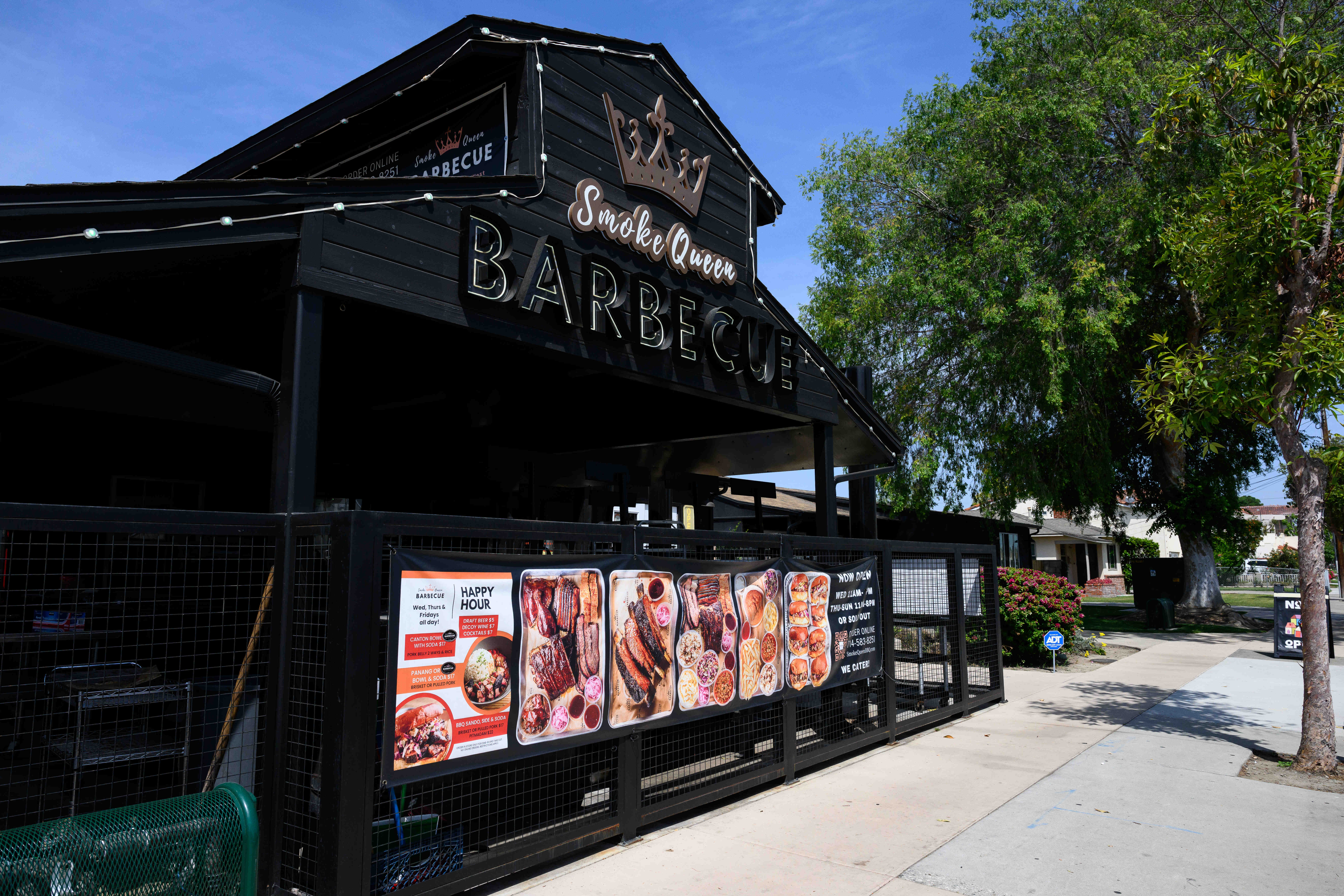 The exterior of Smoke Queen Barbecue, Thursday, April 9, 2026,...