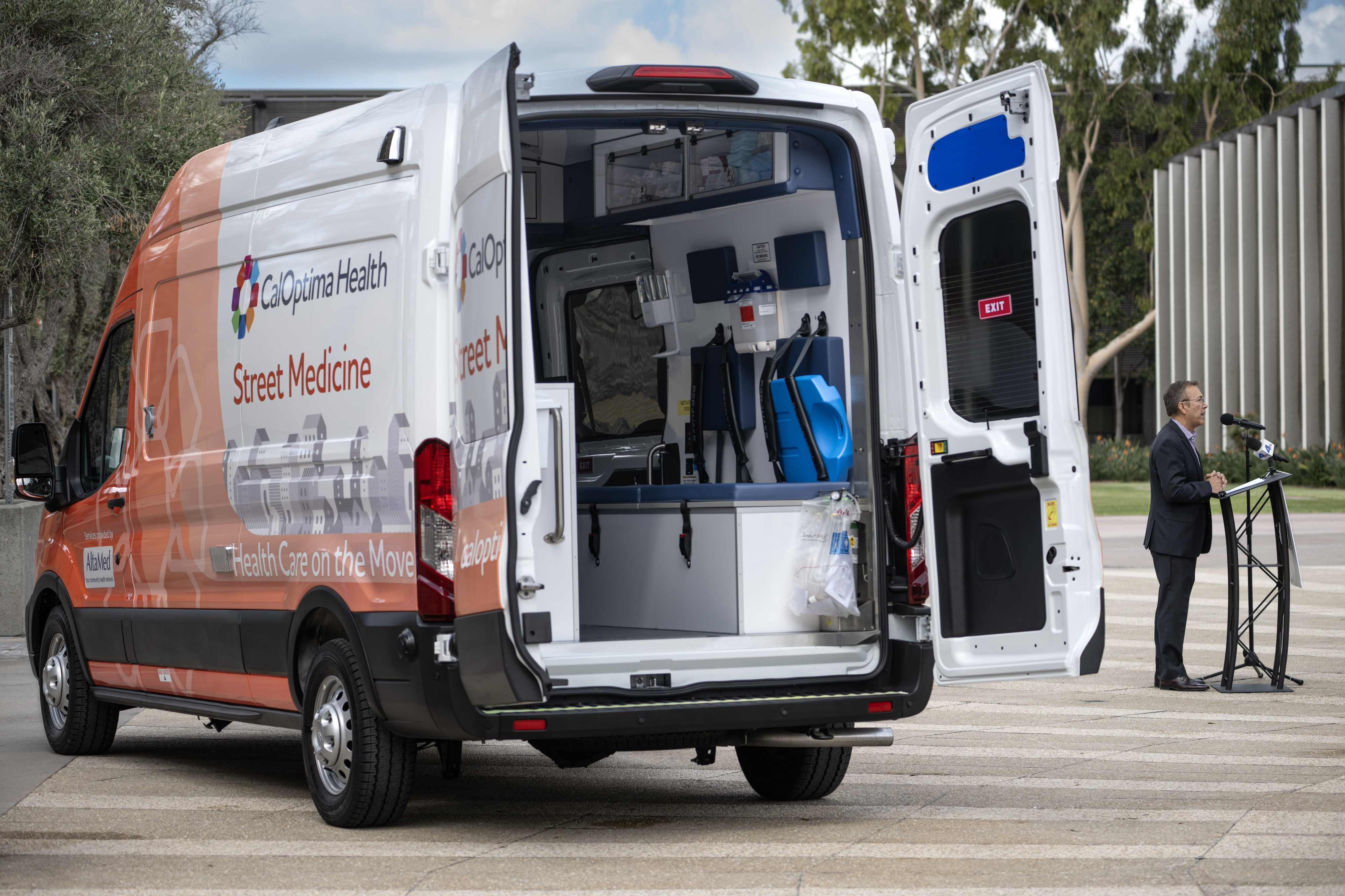 OC Supervisor and CalOptima Health Board Chair Vicente Sarmiento speaks...