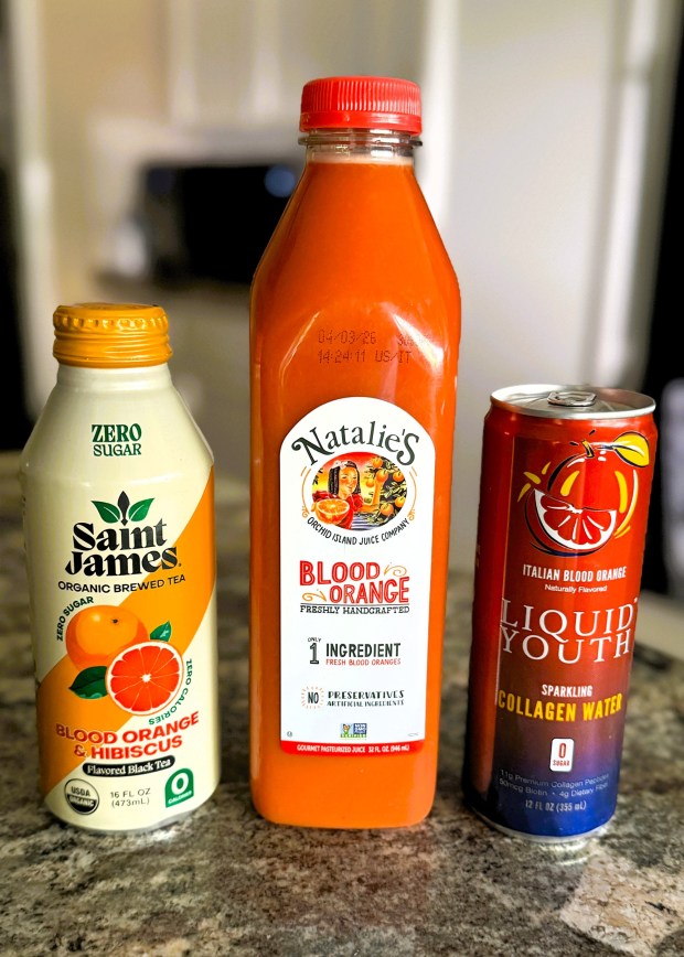 Blood orange beverages that highlight the citrus flavor are gaining ground across today's hotel drink menus. (Photo by David Dickstein)