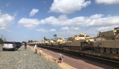 What’s up with the military trains rumbling again through Orange County – Orange County Register