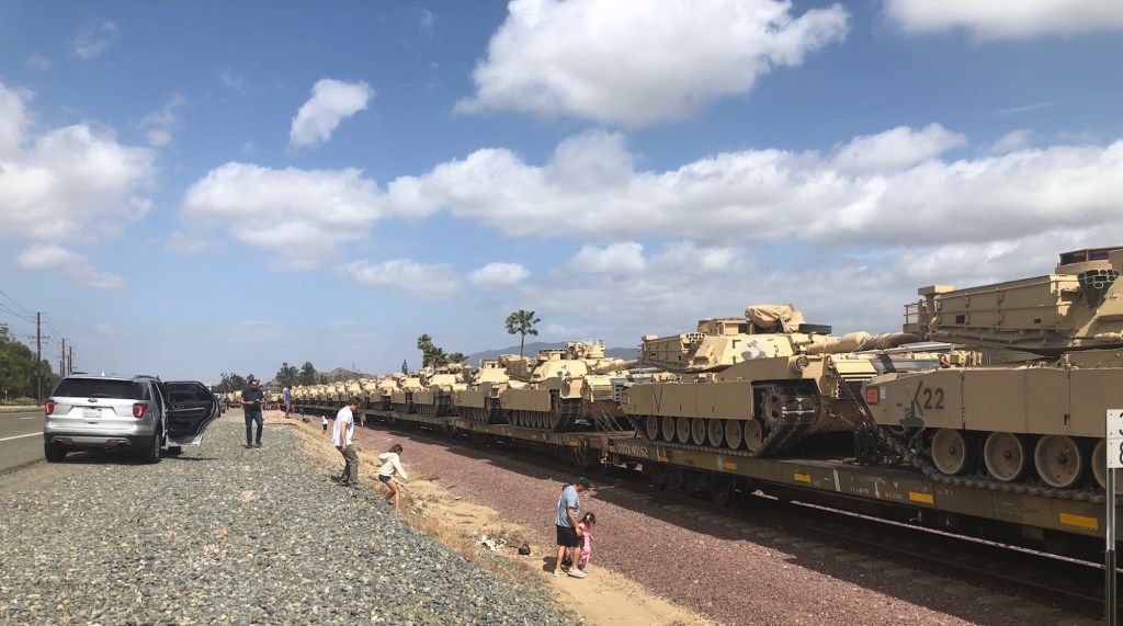 What’s up with the military trains rumbling again through Orange County – Orange County Register