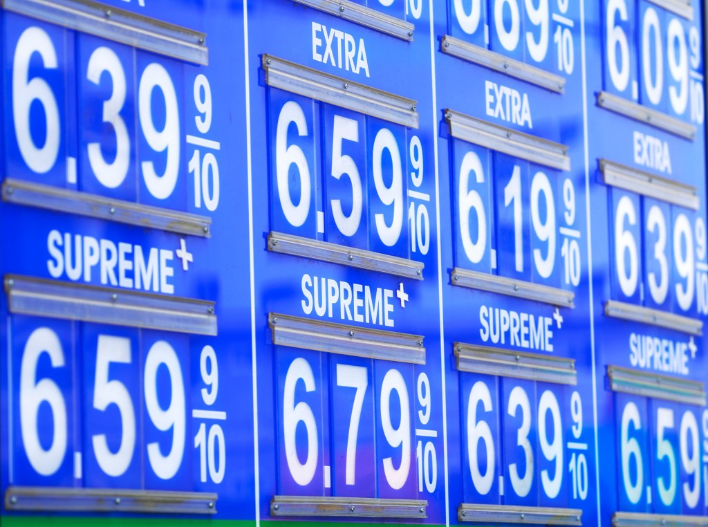 Gas price average tops $6 in California – Orange County Register