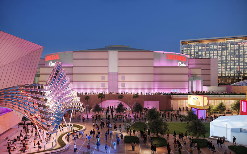 Rendering of concert hall at OCVIBE