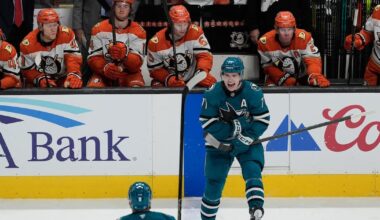 Macklin Celebrini ties it late, sets up Alexander Wennberg’s winner as San Jose Sharks beat Anaheim Ducks