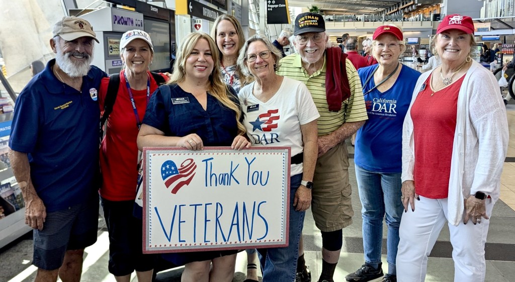DAR chapter wants locals to welcome San Diego veterans home on Sunday