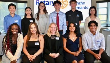 Rotary Club of Rancho Bernardo awards $22K in scholarships