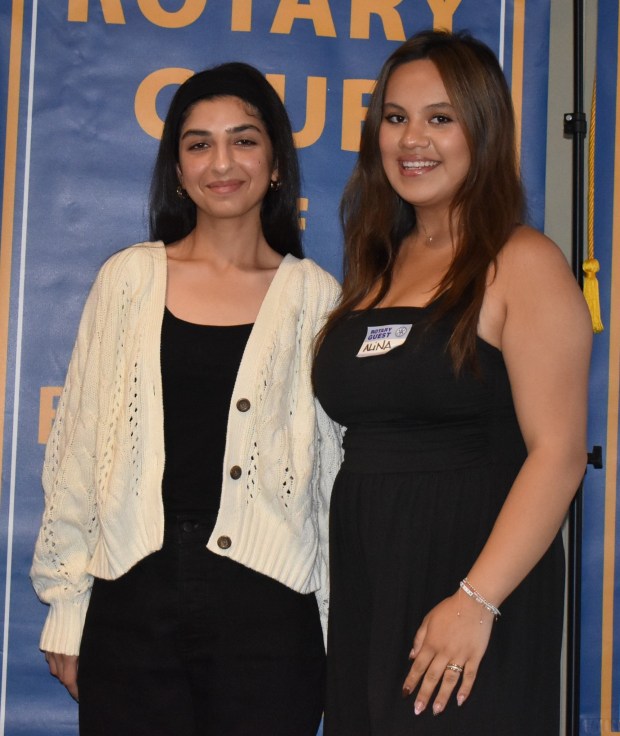 Del Norte High seniors Alina Butalid and Madiha Danish. Not pictured, Kamryn Mcmillian. (Elizabeth Marie Himchak)