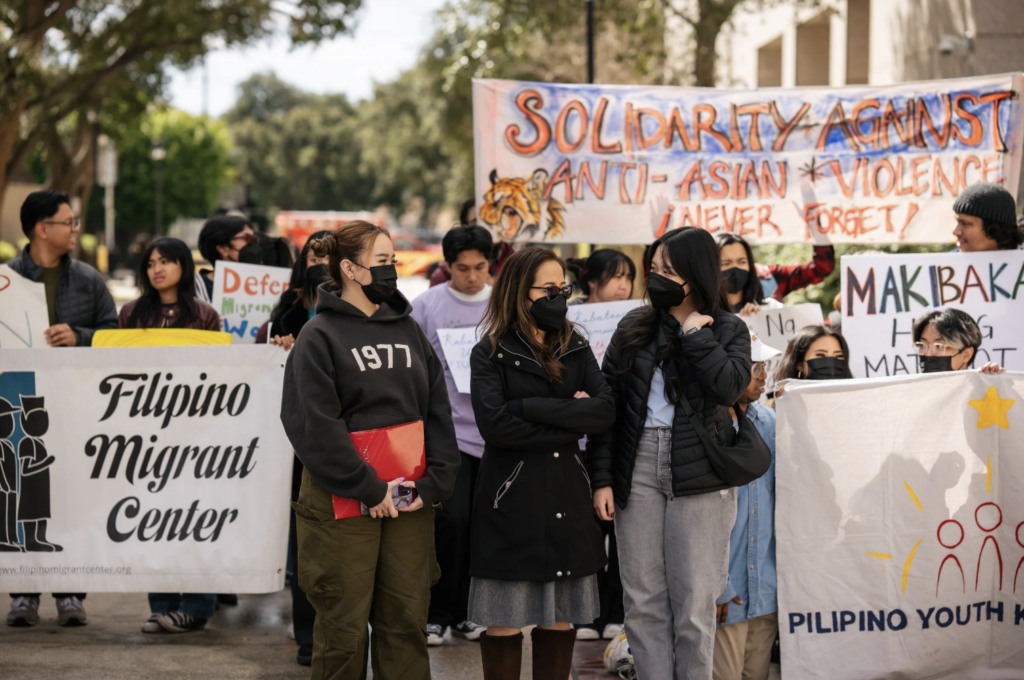 Filipino Migrant Center stands in solidarity against Anti-Asian Violence (Courtesy of AAPI Equity Alliance)