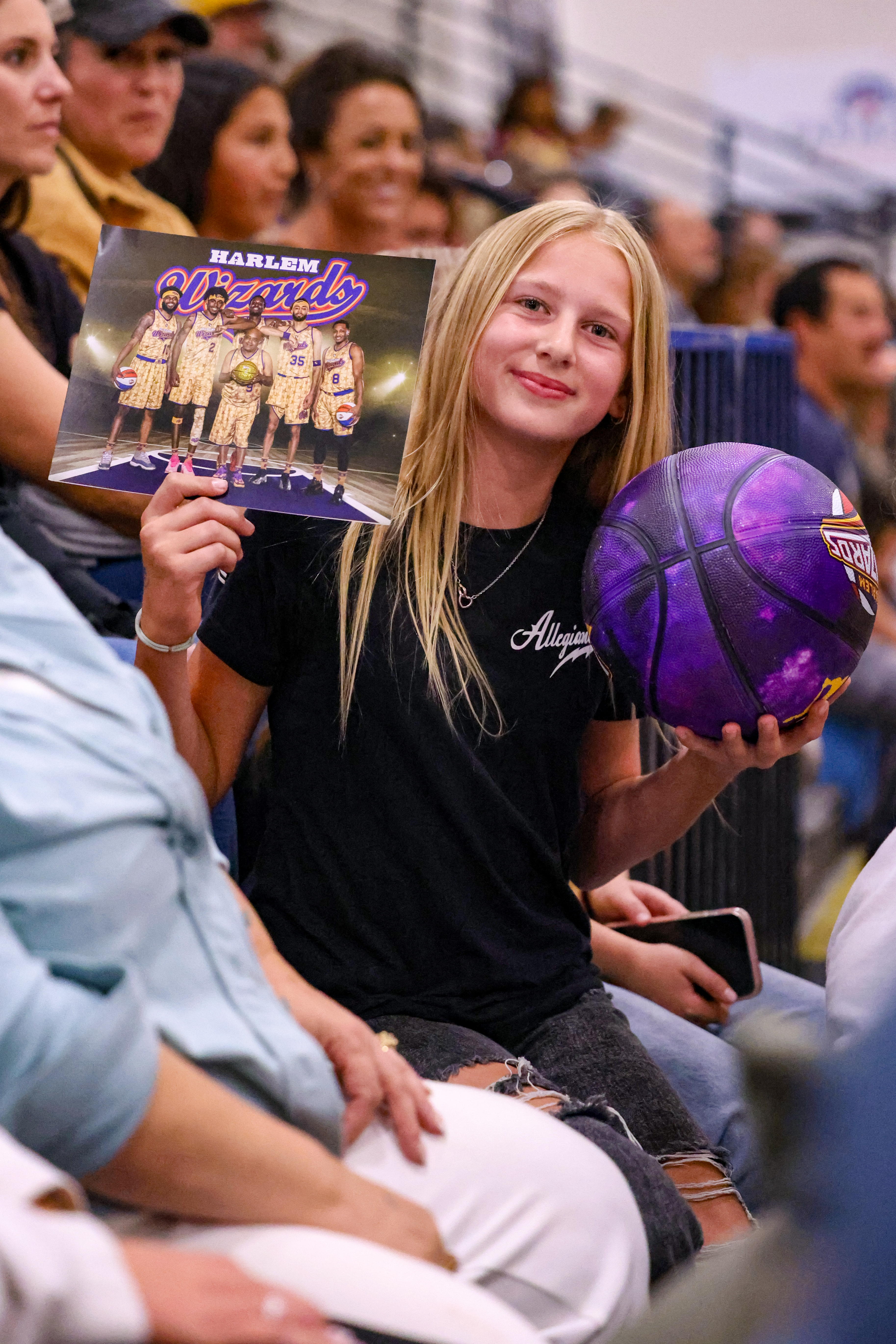 The winner of the halftime shootout was Maddison Hamilton, a...