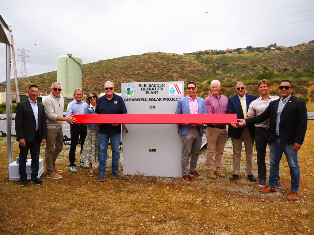 Santa Fe, San Dieguito water districts celebrate new solar installation at treatment plant – San Diego Union-Tribune