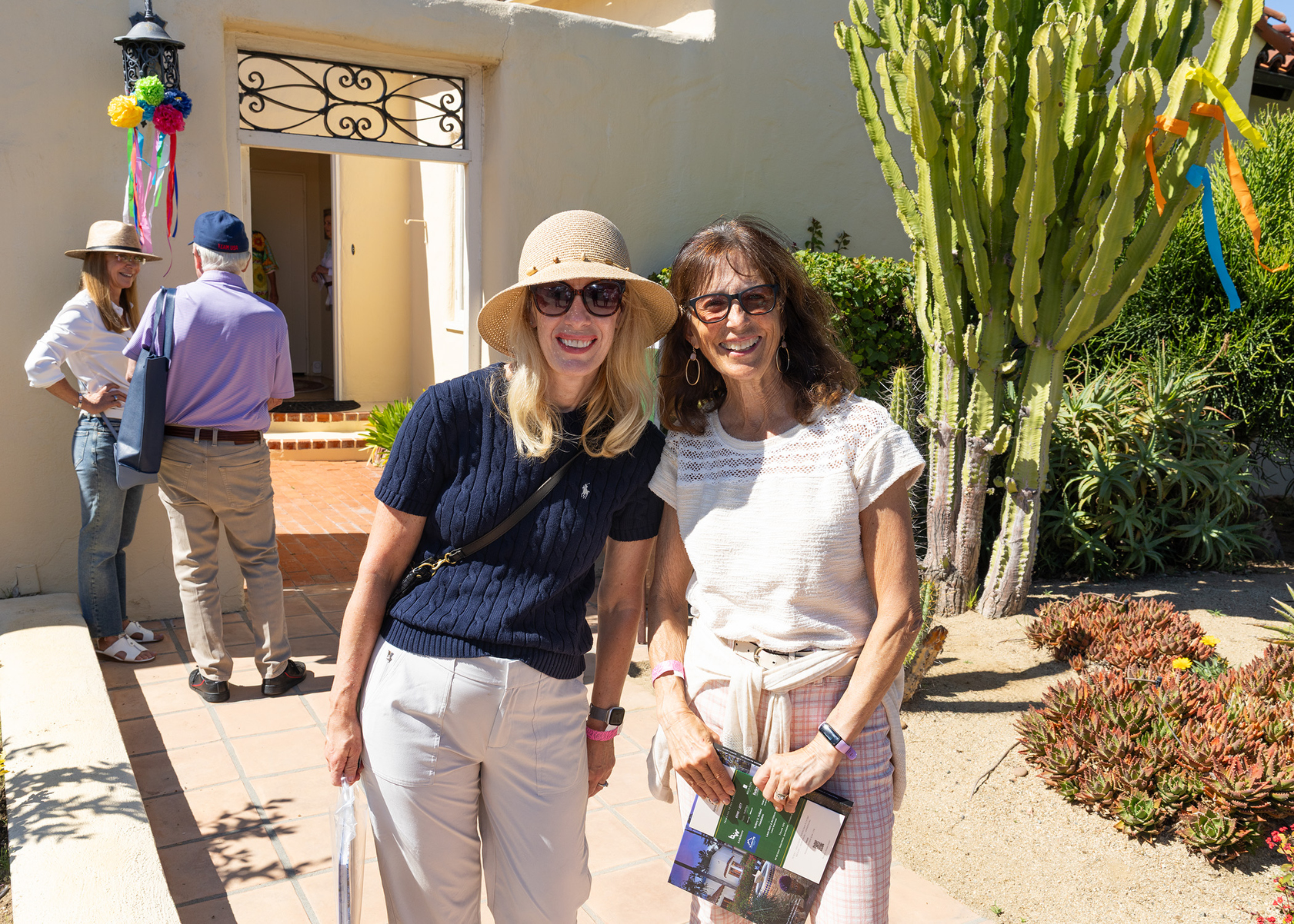 Holly Hall and Kelly Gomez outside the Spurr-Clotfelter Rowhouse (Jon...