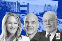 Rexford Industrial's Laura Clark and Michael Frankel and Elliott Management's Paul Singer with 29010 Avenue Paine, 13700 to 13738 Slover Avenue