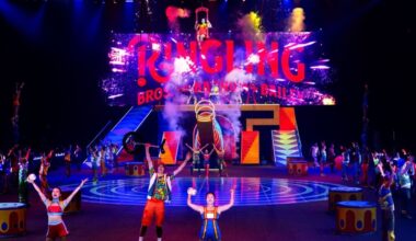 Ringling Bros. and Barnum & Bailey’s live circus returns to Fresno July 2–5, 2026, at the Save Mart Center, featuring acrobats, trapeze acts, and stunts, with tickets on sale April 14, 2026. (Ringling Bros. and Barnum & Bailey)