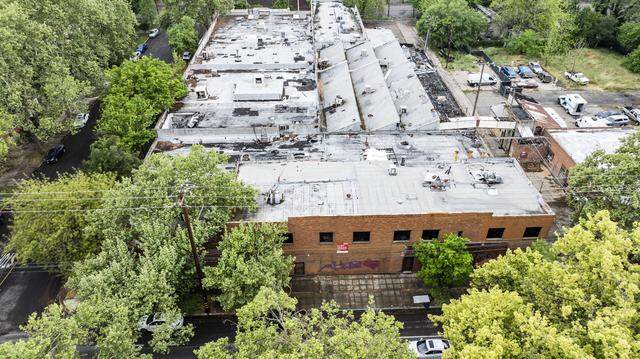 A lot in East Sacramento, photographed on Wednesday, April 1, 2026, that the city’s planning commission approved to be developed into a six-story 332-unit apartment complex. The decision was appealed to the City Council. 