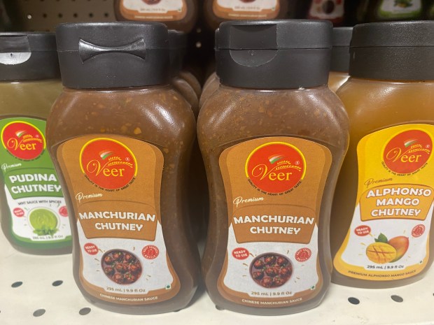 The New India Bazar locations stock numerous flavors of chutney, and all are priced at $2.99. (Bay Area News Group)