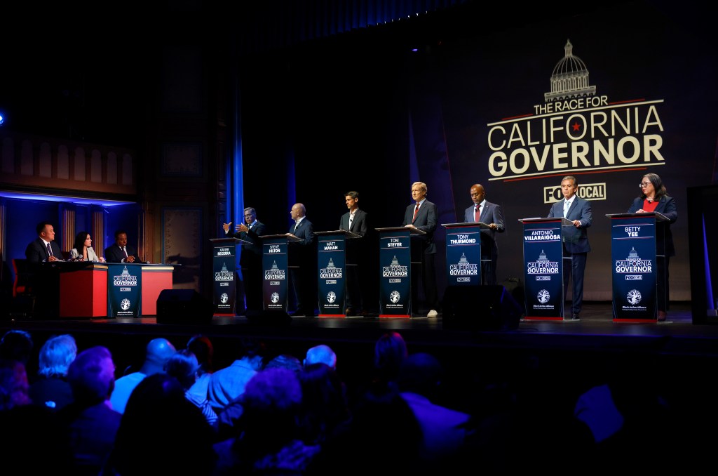 How to watch and what to expect from the upcoming California governor debates