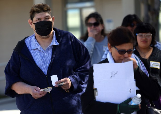 Albert Juarez, left, father of Jaxon Juarez and his mother Elva Juarez, right, leave a court hearing at the Santa Clara County Juvenile Justice Courthouse on Monday, April 20, 2026, in San Jose, Calif. The San Jose teenager accused of sexually assaulting his 2-year-old cousin Jaxon Juarez before the toddler died has been charged with murder and county prosecutors will also seek to move the charges to adult court as the teen suspect just turned 18. (Aric Crabb/Bay Area News Group)