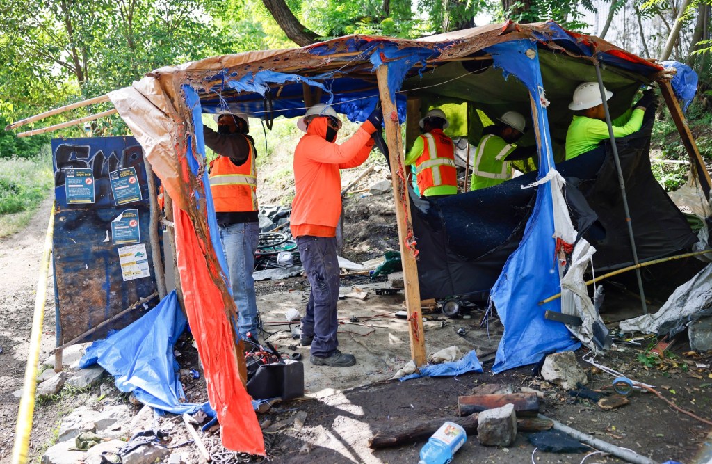 San Jose launches sweep of the ‘Jungle,’ last major homeless camp in city – East Bay Times