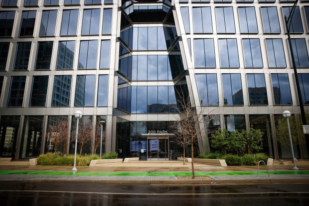 The building at 200 Park Avenue in downtown San Jose, Calif., on Wednesday, Feb. 11, 2026. (Shae Hammond/Bay Area News Group)