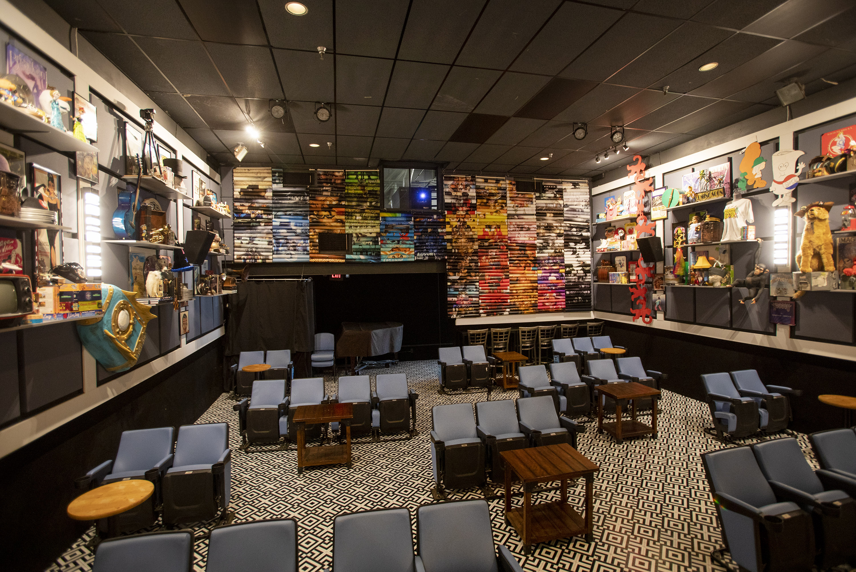 SAN JOSE, CA - APRIL 2: Movie memorabilia lines the...