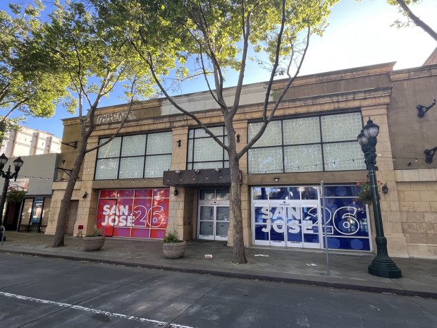 27 South First St., a commercial building in downtown San Jose, seen on April 2, 2026. (George Avalos/Bay Area News Group)