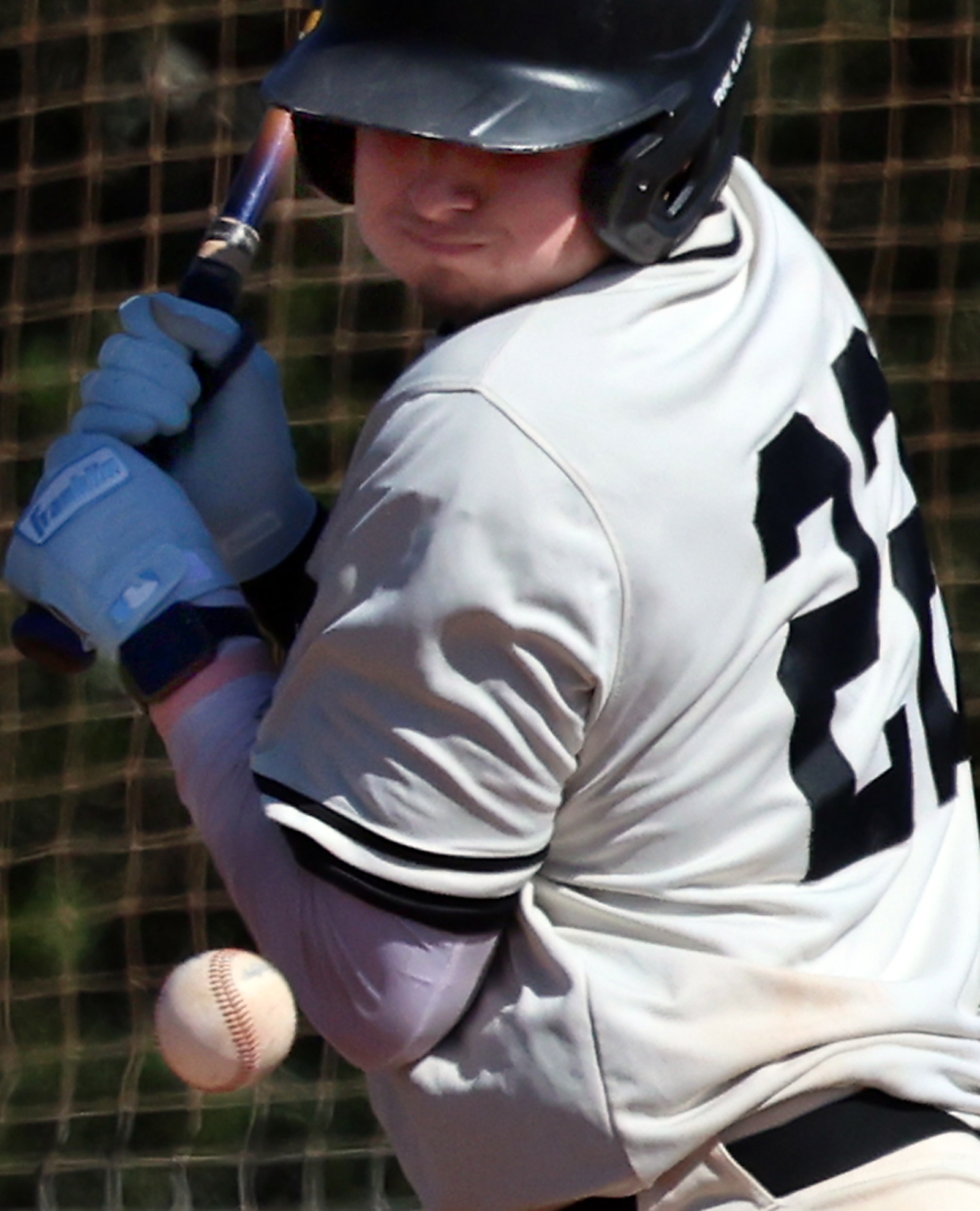 Cabrillo Collegeâs Triton Dew twists to avoid the ball, but...