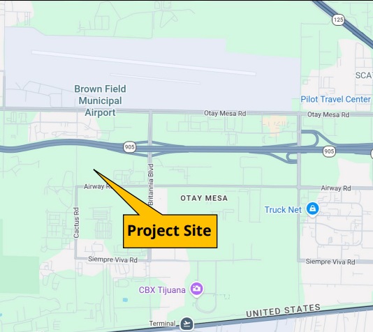 A map of the project site for Collection at Campus. (City of San Diego)