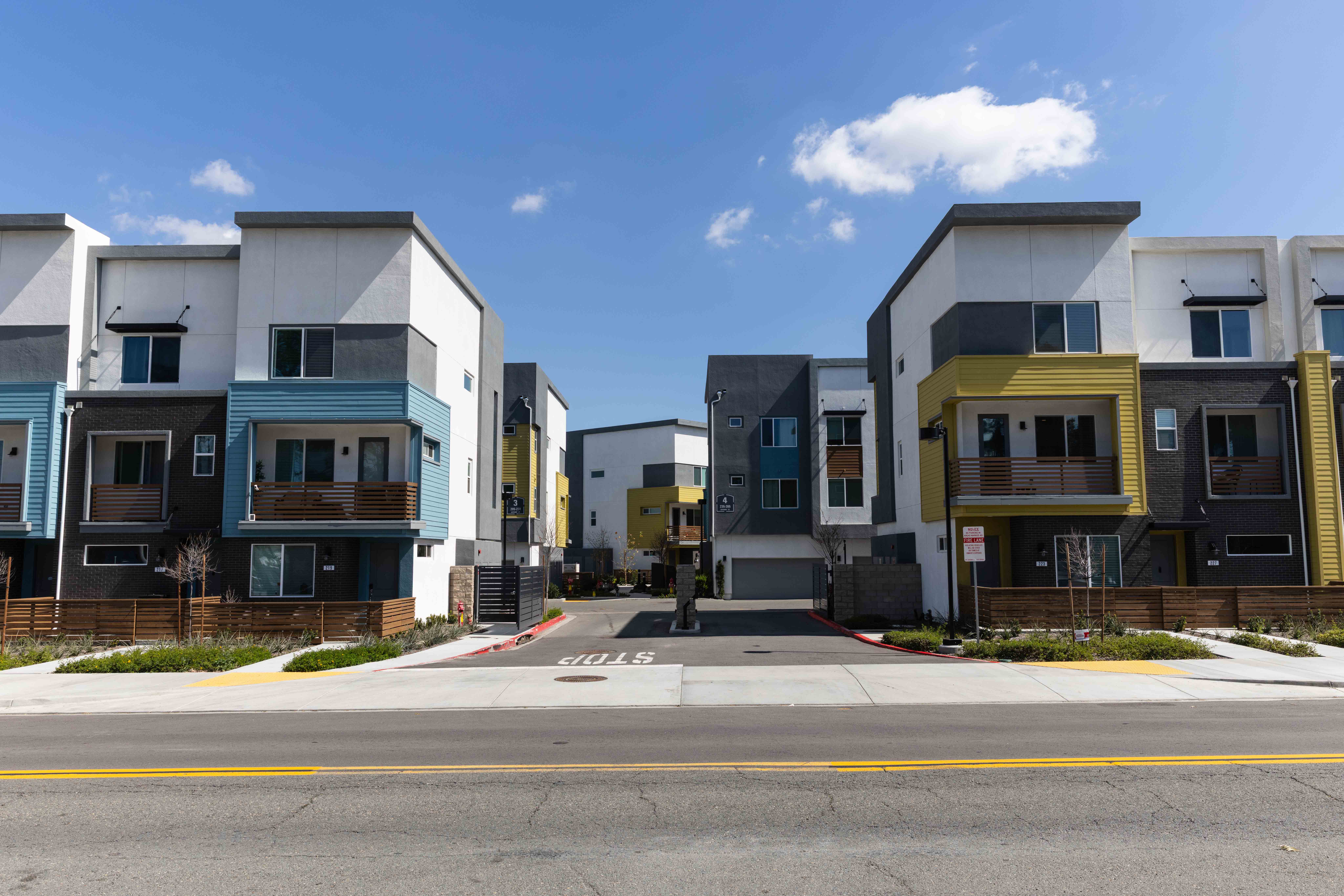Gateway townhouses in El Cajon in early March. (Zoë Meyers...
