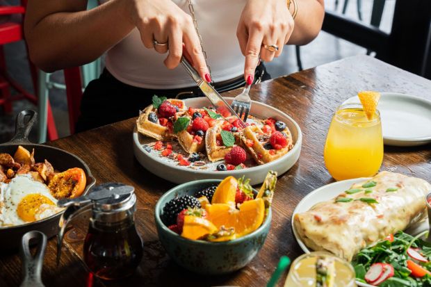 Punch Bowl Social is offering a two-day Mother's Day weekend jazz brunch that features berry-stuffed waffles, a breakfast burrito, a Cajun skillet and avocado toast. (Punch Drunk Social)