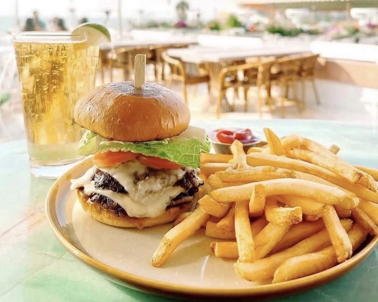 The $20 burger and beer combo on the happy menu...