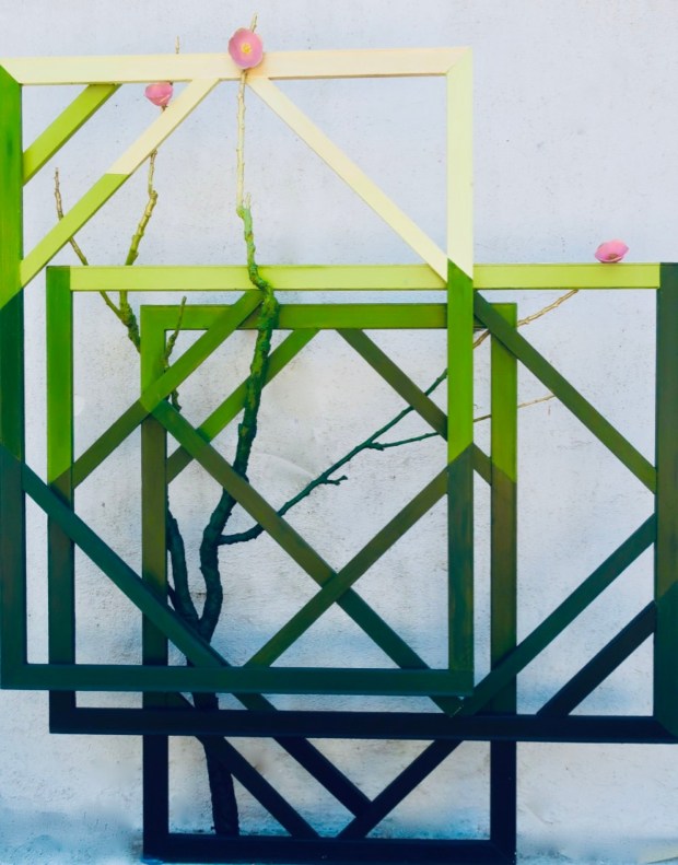 "Hope" (mixed media) by Shizuko Greenblatt is part of the "Uplift the Human Spirit" exhibit at the Japanese Friendship Garden & Museum in Balboa Park. (Shizuko Greenblatt)