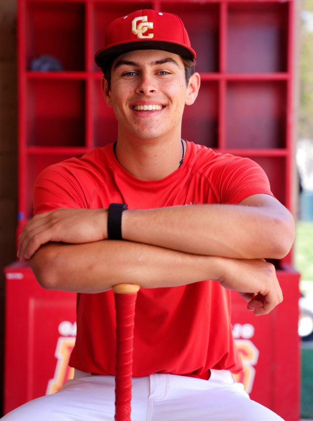 San Diego, CA - April 8: Cathedral Catholic baseball player Xavier Nady on April 8, 2026 in San Diego, CA. (K.C. Alfred / The San Diego Union-Tribune)