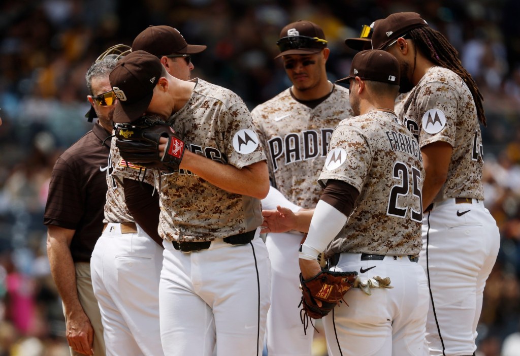 Elbow stiffness forces Padres right-hander Nick Pivetta from start