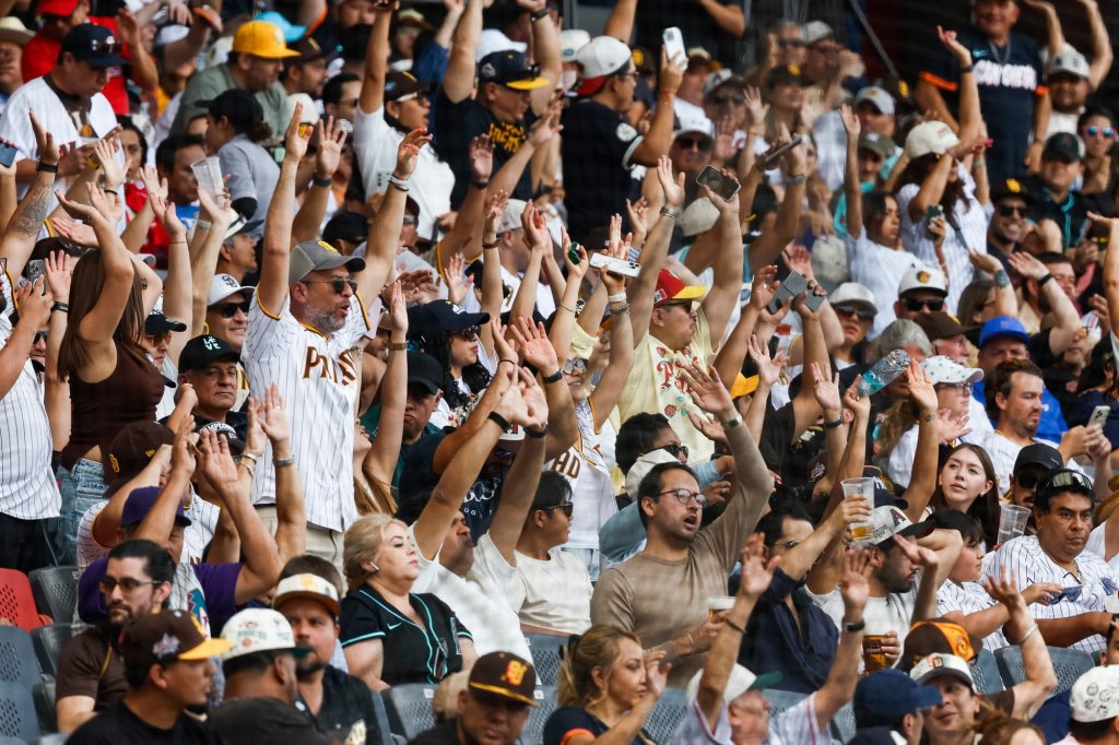 At 'Petco South,' Padres fans make new friends in a faraway place