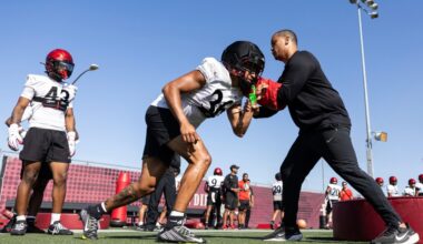 Scott White happy to be home coaching San Diego State linebackers