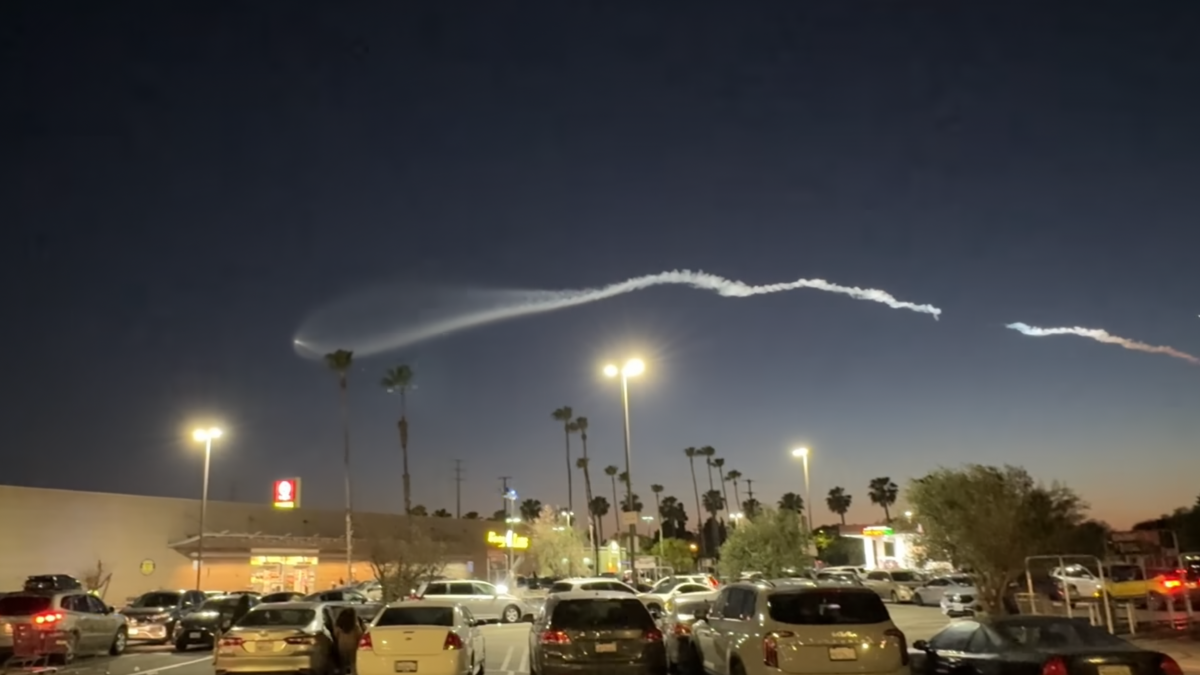 SpaceX Falcon 9 rocket lights up SoCal night sky – NBC Los Angeles
