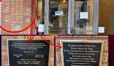 Two historical plaques stolen from Santa Ana arts center – NBC Los Angeles