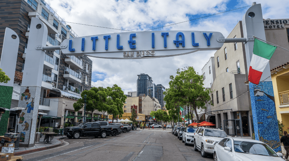 Community waits for fix after garbage truck damages iconic Little Italy sign