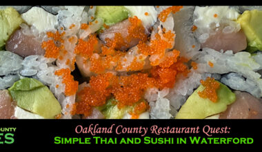 Oakland County Restaurant Quest: Simple Thai and Sushi in Waterford