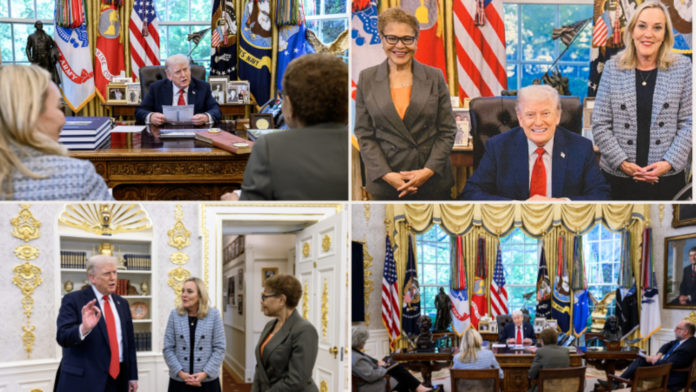 PHOTO: Keeping up with Kathryn | The South Pasadenan | Supervisor Barger Meets President Trump for Altadena Fire Relief