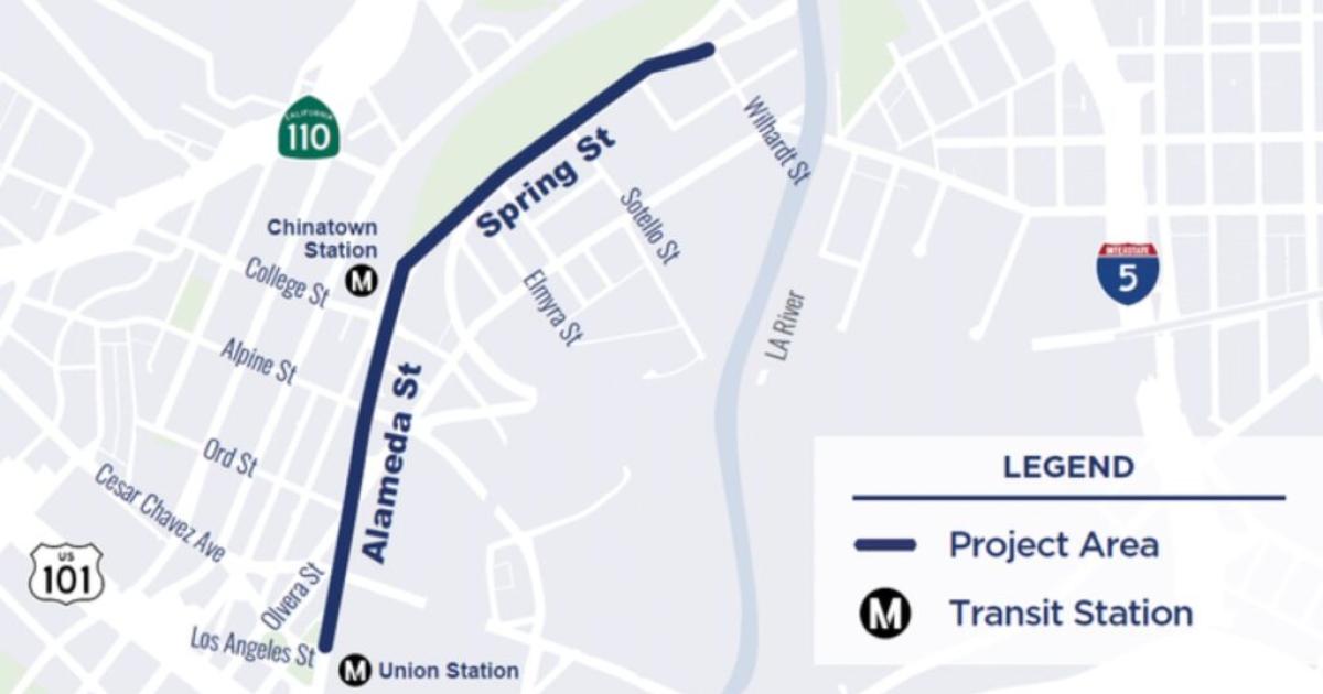 Protected bike lanes coming to 1.2-mile stretch of Spring and Alameda in Chinatown