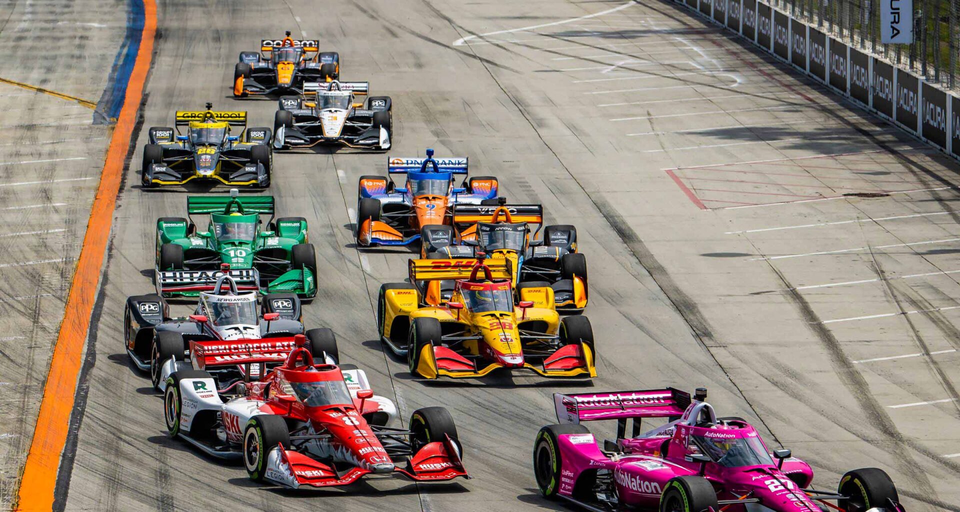 INDYCAR starting grid and TV schedule for Long Beach (April 2026)