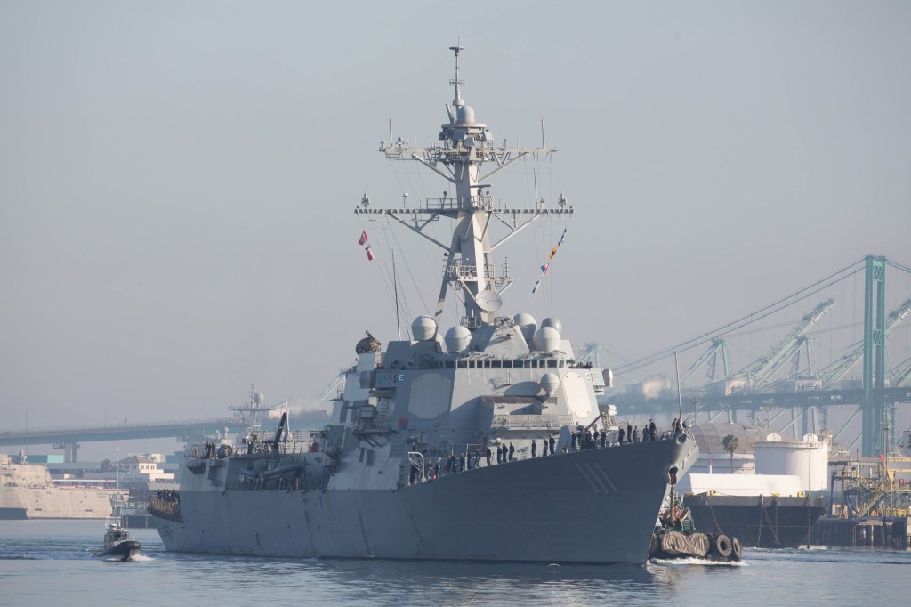 San Diego’s USS Spruance turns back Iranian vessel trying to evade blockade in Strait of Hormuz – San Diego Union-Tribune