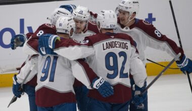 Colorado Avalanche defeat the Los Angeles Kings 5-1, sweeping the first round of the 2026 NHL Stanley Cup playoffs.