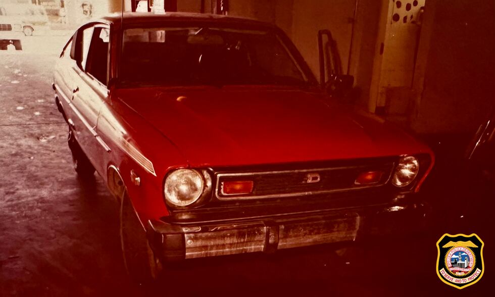 Authorities recovered Victoria Jean Hargrove's 1978 Datsun B210 at a hotel in Las Vegas