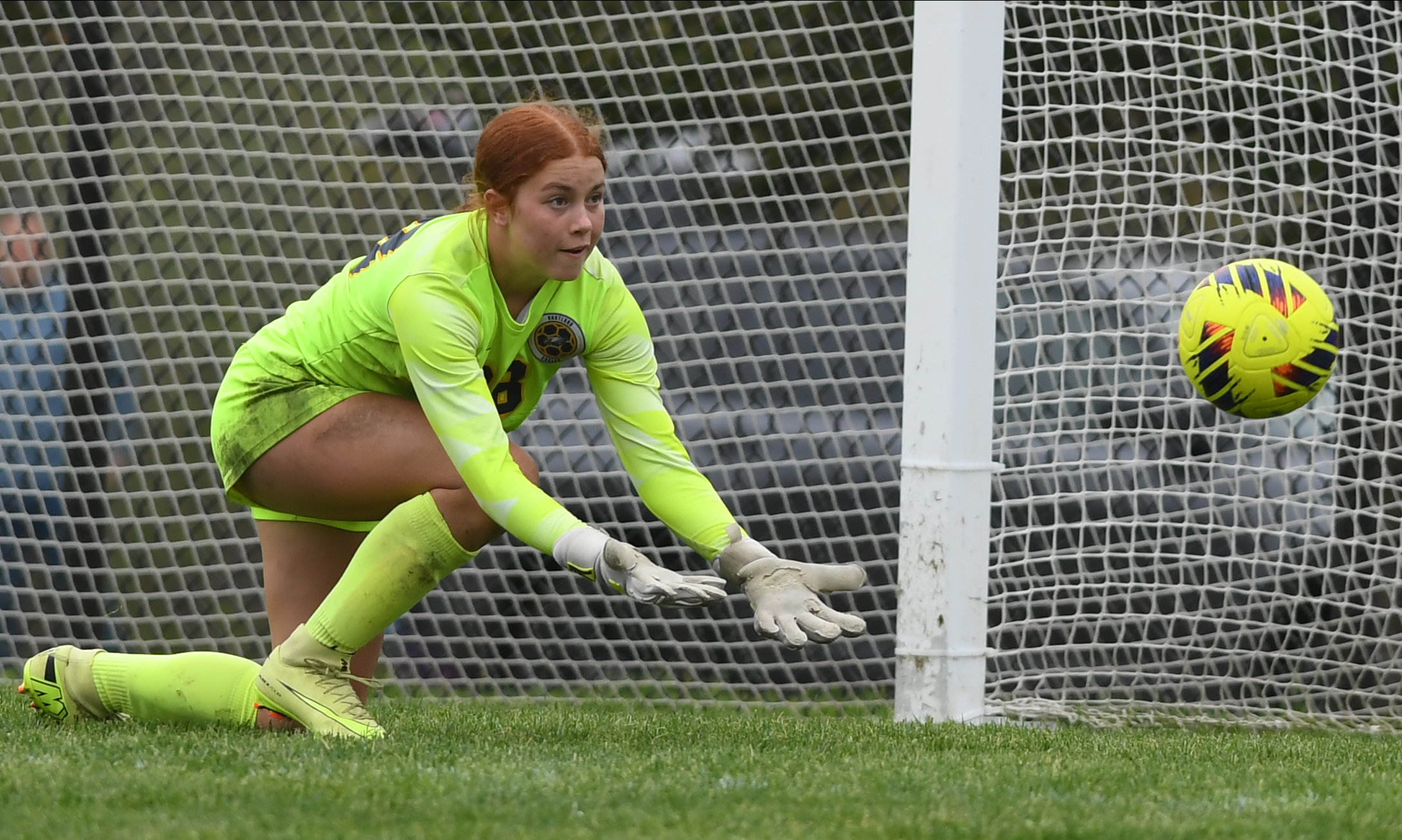 The Bloomfield Hills Marian Mustangs defeated the Hartland Eagles 3-2...