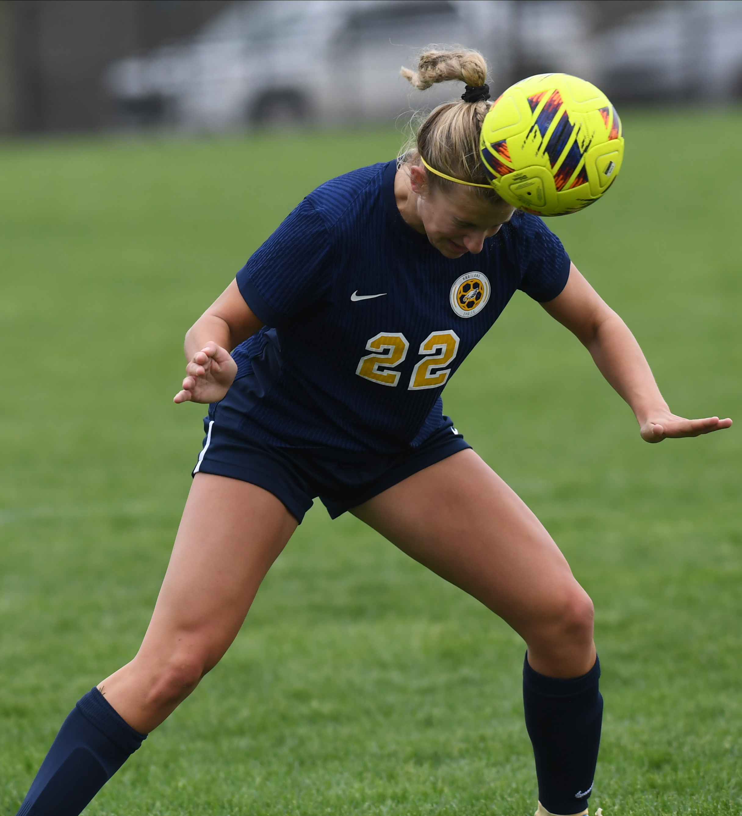 The Bloomfield Hills Marian Mustangs defeated the Hartland Eagles 3-2...